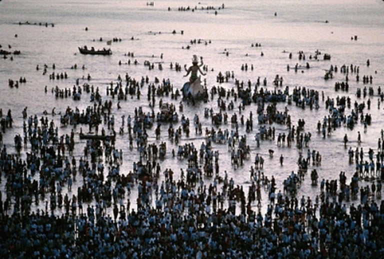 Steve McCurry Color Photograph -  Ganesh Chaturthi Festival, 1994 