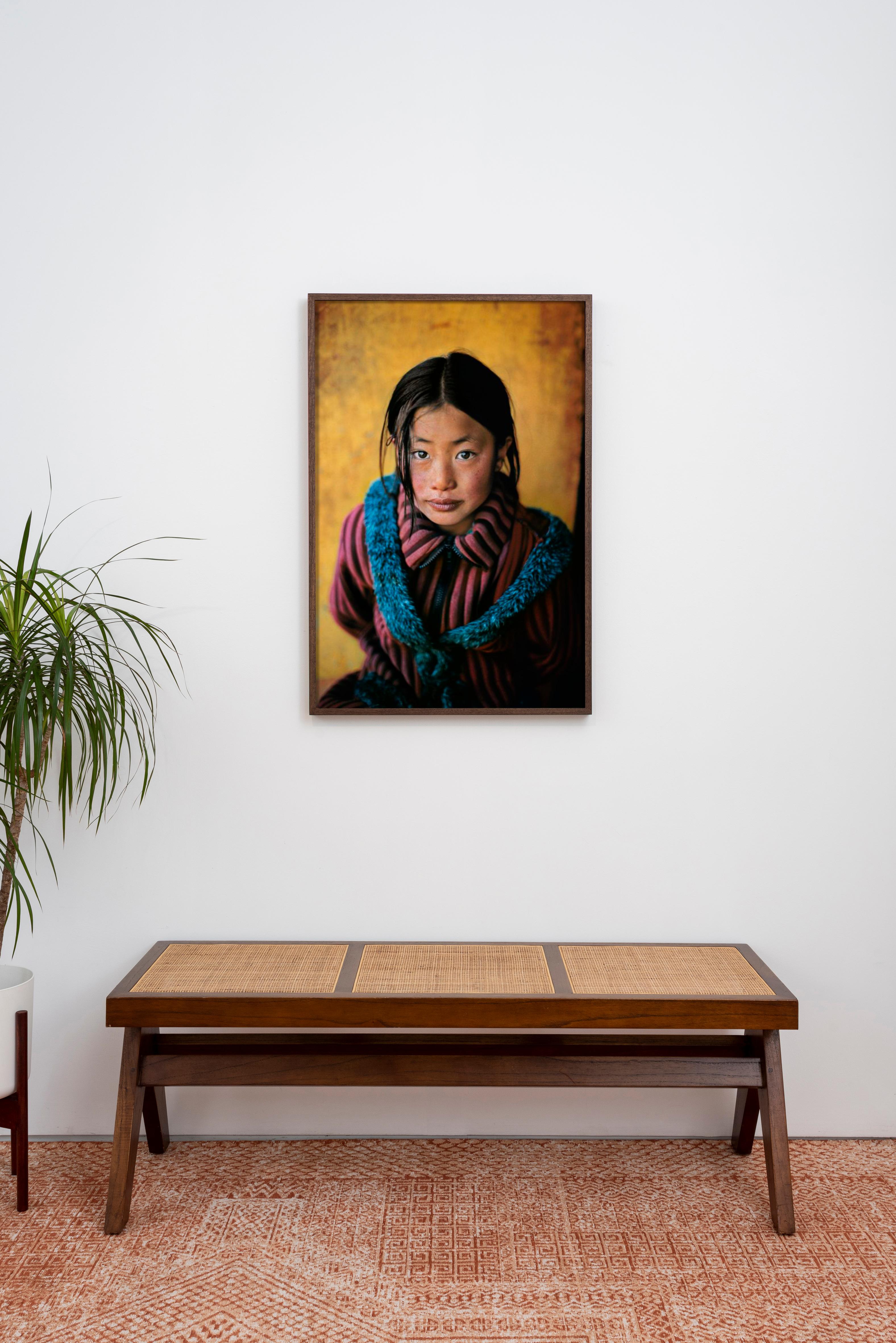 Girl in New Coat, Xigaze, Tibet, 2001 - Steve McCurry (Colour Portrait)
Signed and numbered on photographer's edition label on reverse
Digital C-type print
20 x 24 inches
Edition of 30

Also available in two larger sizes, please contact the gallery