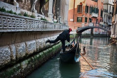 Gondolier on Canal 