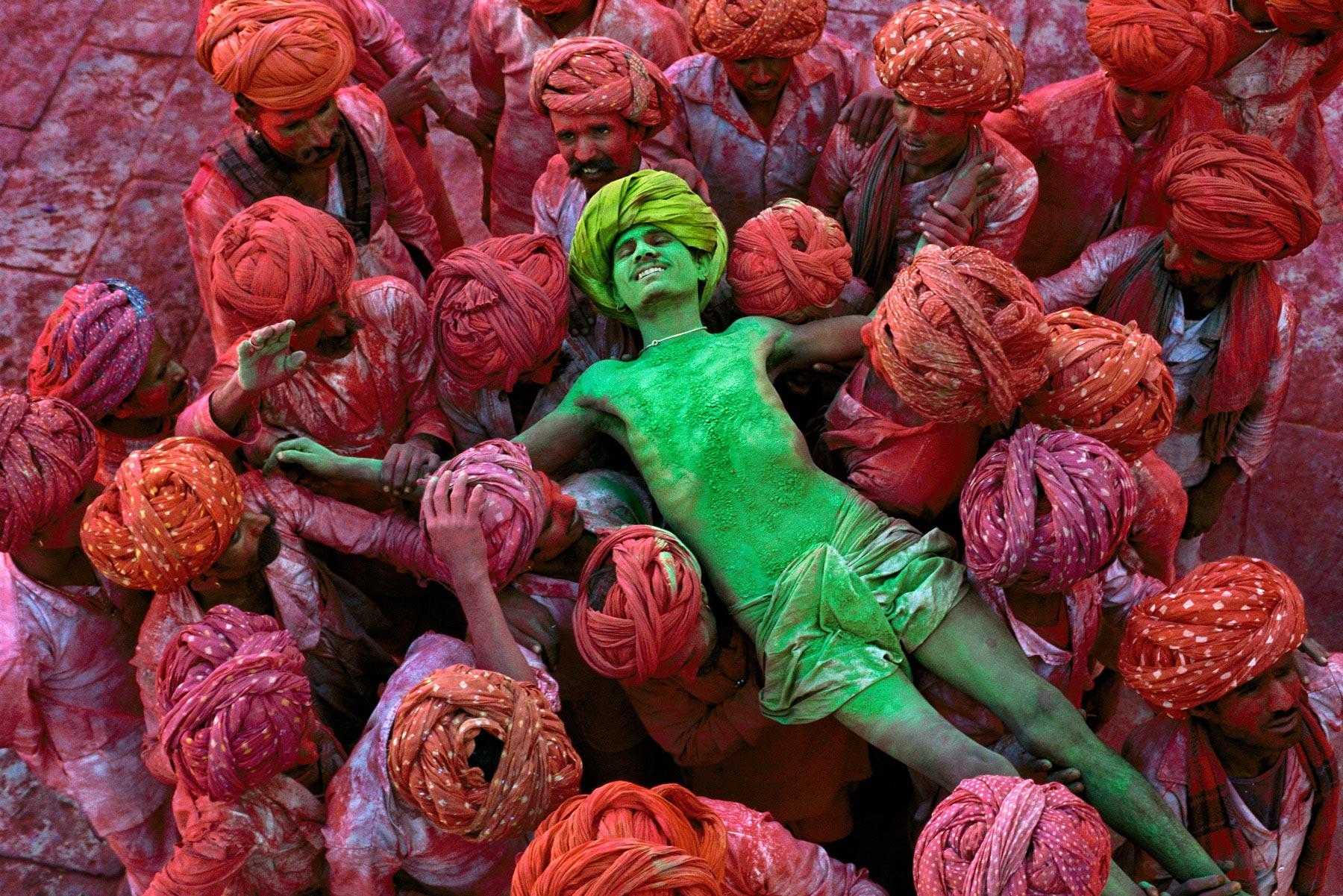Steve McCurry Color Photograph - Brightly Colored Contemporary Fine Art Photograph of India