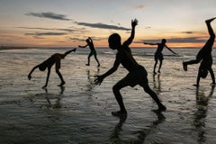 Kids Play on the Beach