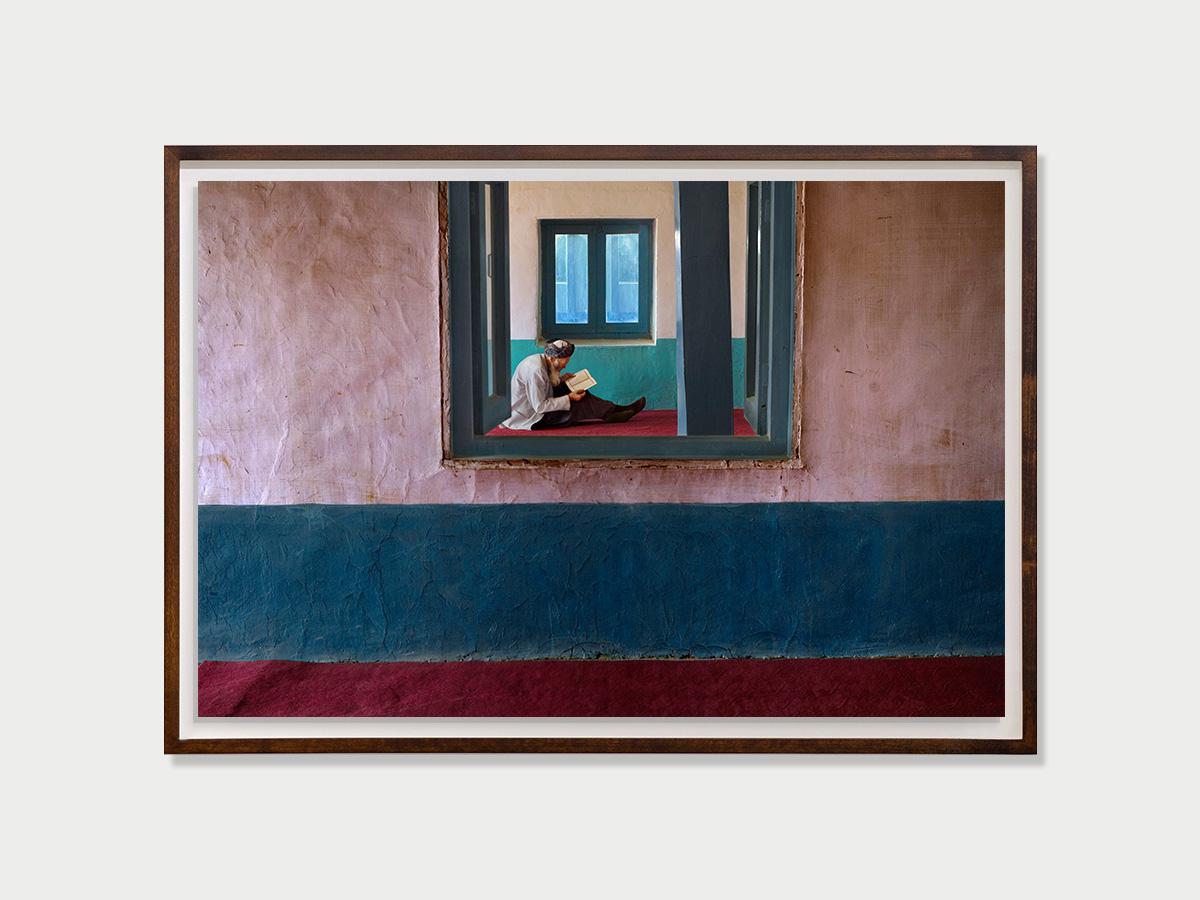Man in Bamiyan Mosque, 2006 - Steve McCurry (Colour Photography)
Signed and affixed with photographer's edition label and numbered on reverse 
Digital c-type print 

Printed on 20 x 24 inch paper 
From a limited edition of 30  

Also available in