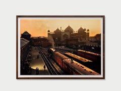 Train Station, Agra, India - Steve McCurry (Colour Photography)