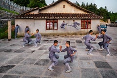 Jeunes praticiens de l'école des arts martiaux Shaolin Tagou