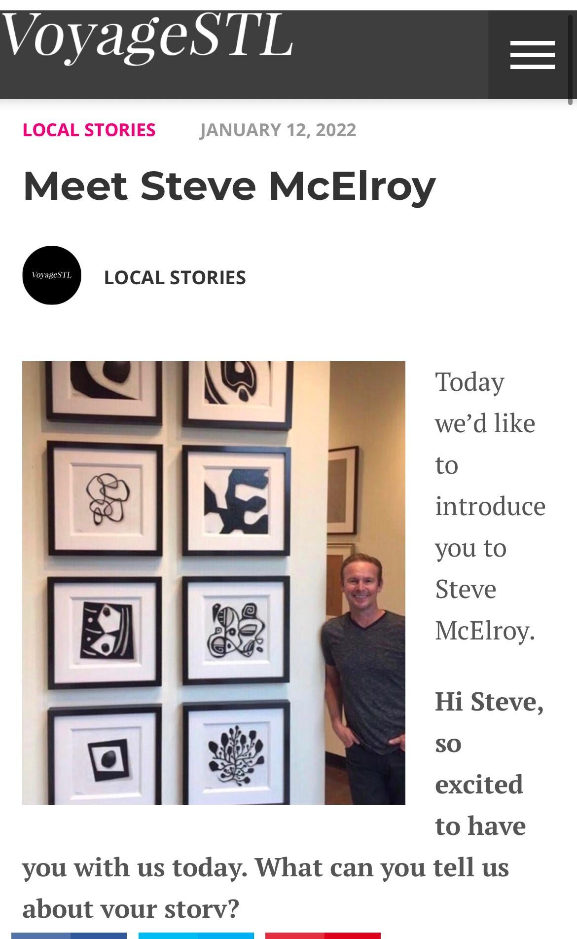 Pintura al óleo abstracta original del artista Steve McElroy, fácil de buscar. en venta 8