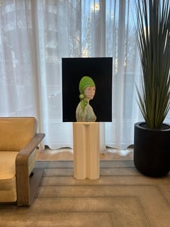 Original abstract oil painting by prominent searchable artist Steve McElroy.