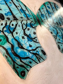 Original butterfly oil painting by prominent & searchable artist Steve McElroy.