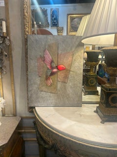 "Into the Light...The Hummingbird" oil on canvas painting by Steve McElroy