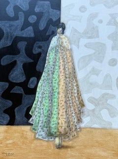 Coppia di dipinti ad olio originali di astratti contemporanei dell
artista Steve McElroy.