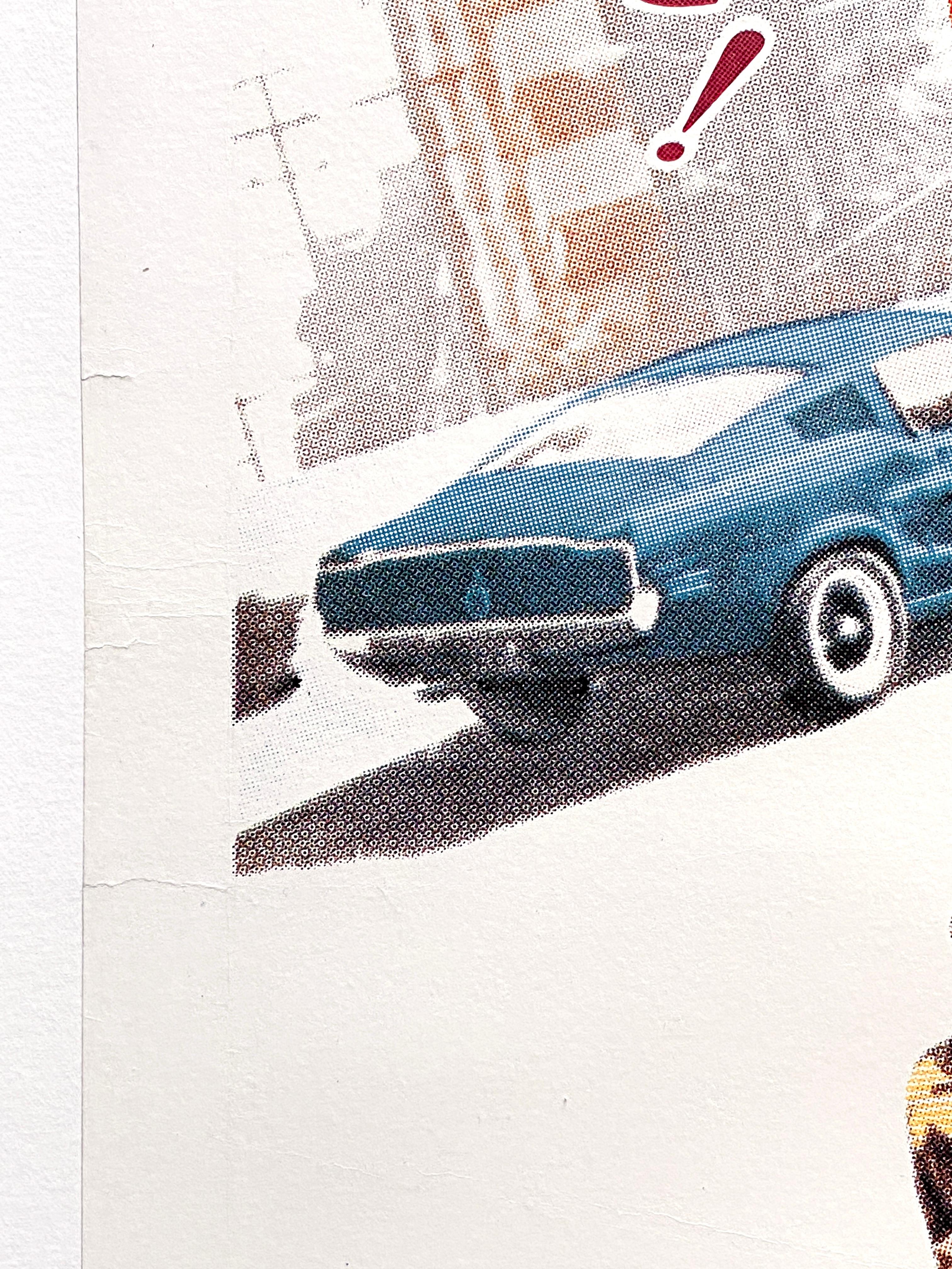 Poster cinematografico originale di Steve McQueen 'Bullitt', giapponese, 1968 in vendita 4