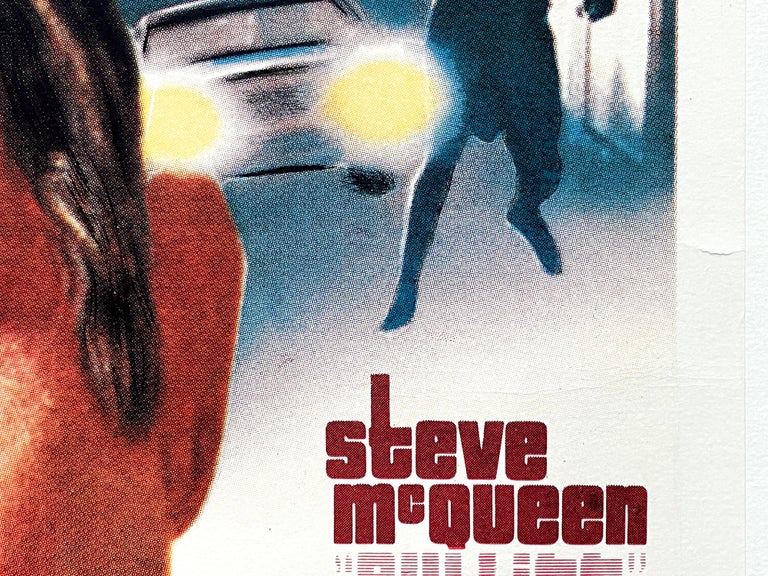 Steve McQueen 'Bullitt' Original Vintage Movie Poster, Japanese, 1968 For Sale 8