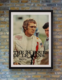 Steve McQueen 'Le Mans' Original Vintage Japanese Movie Poster, 1971