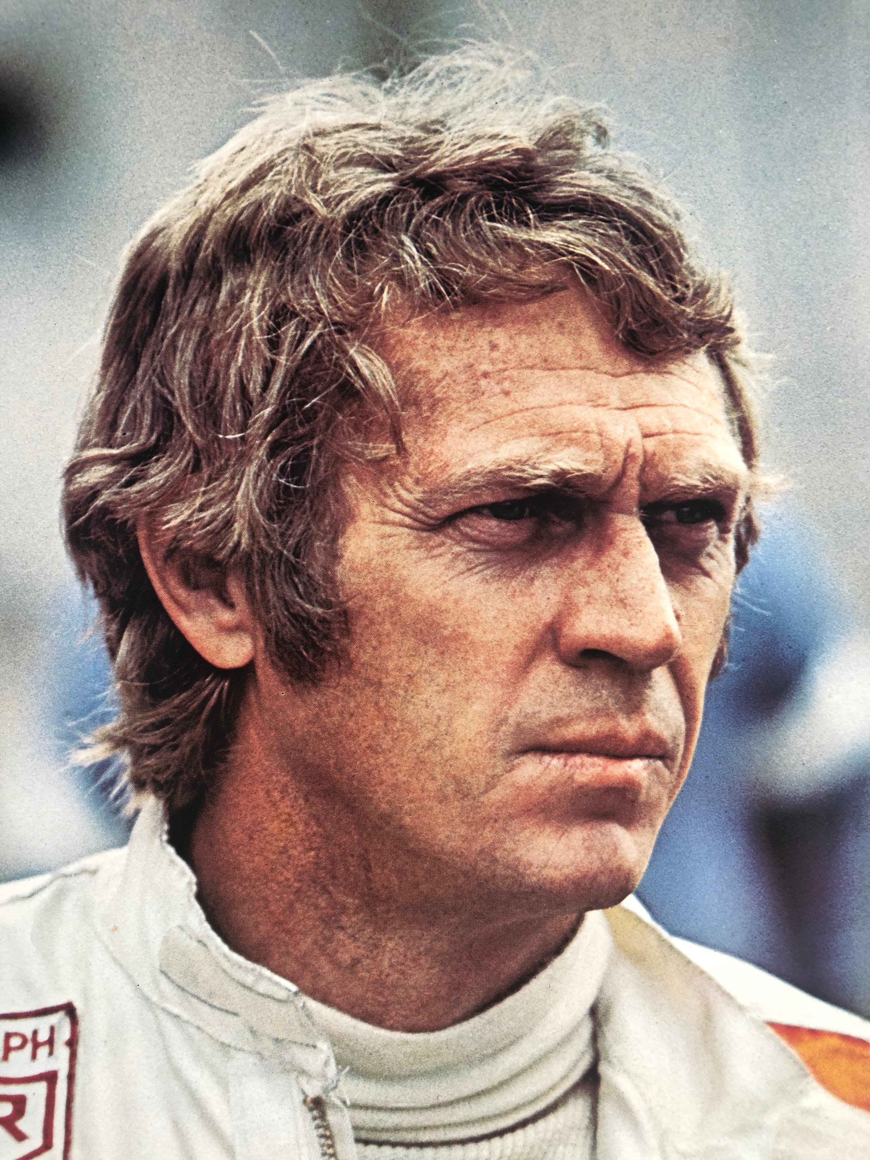 Post-Modern Steve McQueen 'Le Mans' Original Vintage Japanese Movie Poster, 1971