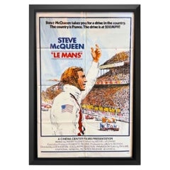 "Steve McQueen. Le Mans" Vintage Movie Poster, 1971