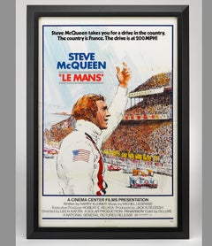 Steve McQueen "LeMans" Vintage Movie Poster, 1971