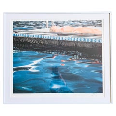 Steve Mennie "Longitudes de onda" Litografía firmada de edición limitada