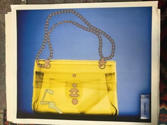 chanel xray yellow chic handbag