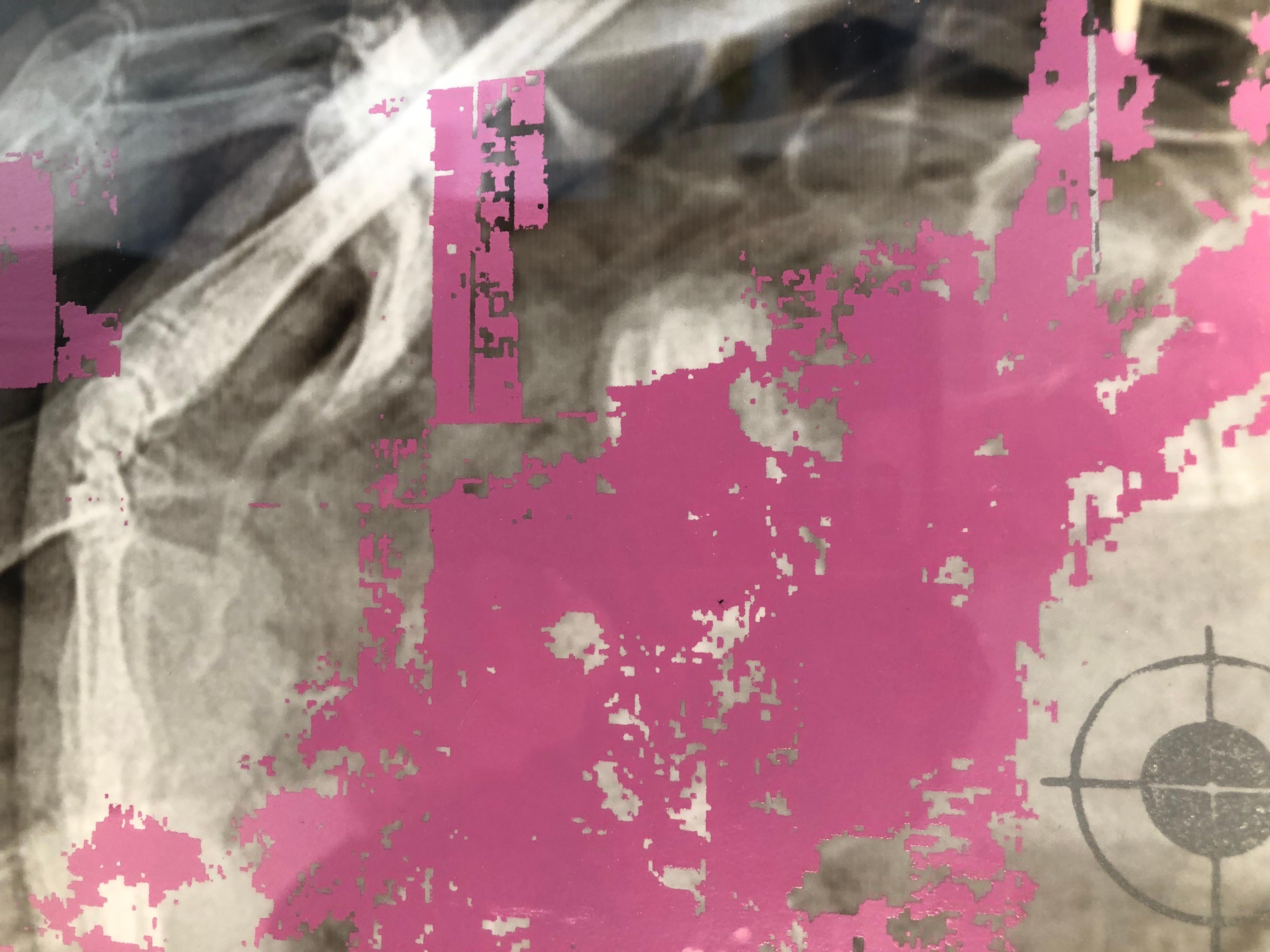 « La santé de la planète n° 709 »  Les escargots « Mother child sloths » sont des œuvres graphiques roses et noires en vente 2