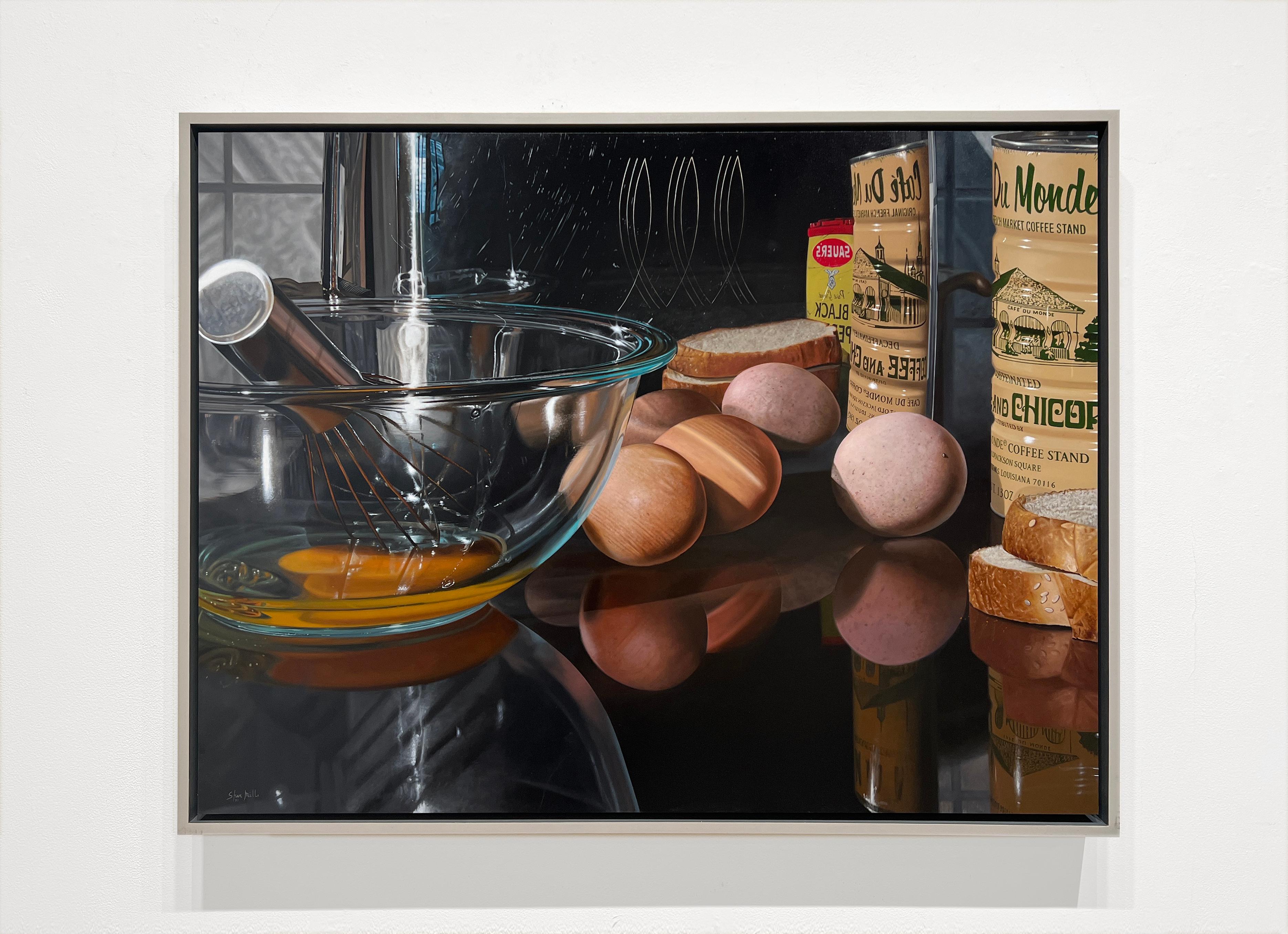 DESAYUNO PARA DOS - Bodegón Contemporáneo / Fotorrealismo / Comedor - Painting de Steve Mills