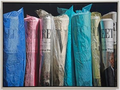 COLORFUL NEWS - Contemporary Still Life / Photorealism / Wall Street Journal