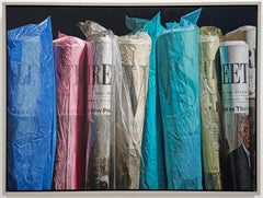 COLORFUL NEWS – Zeitgenössisches Stillleben / Fotorealismus / Wall Street Journal