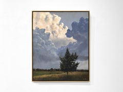 LANDSCAPE WITH TREE - Contemporary / Realism / Clouds