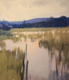 Bayou Reflections II  Texas Landscape  Oil  Impressionism