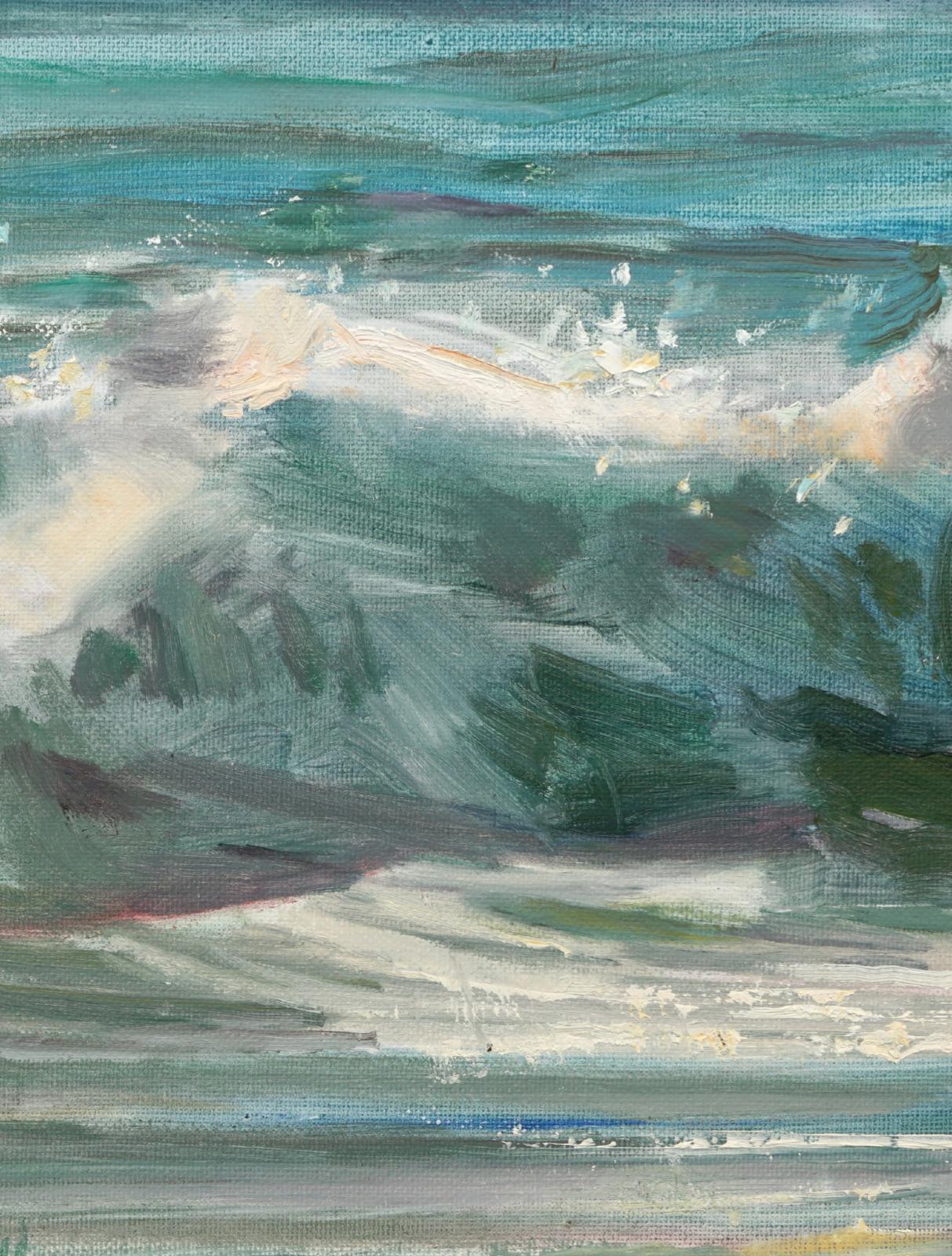 Breaking Wake - Paesaggio della costa del Pacifico - dipinti di piccole dimensioni 10