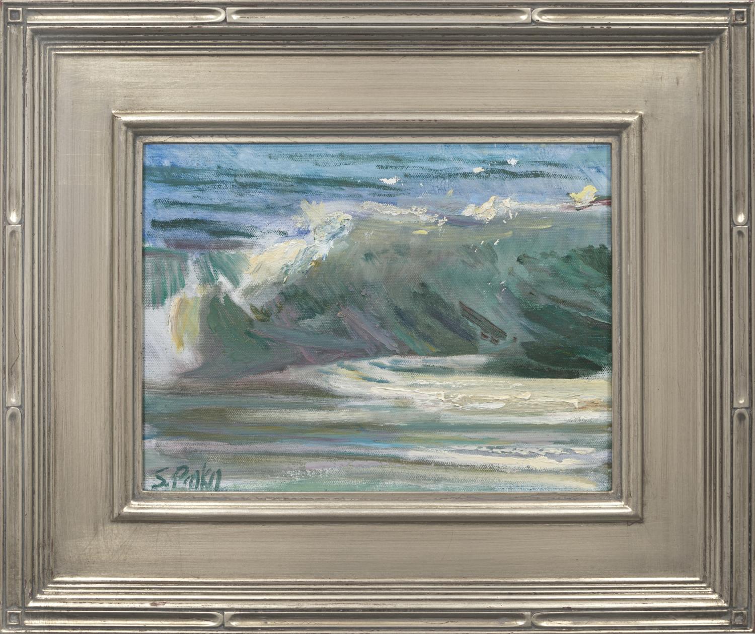 Breaking Wake - Paesaggio della costa del Pacifico - dipinti di piccole dimensioni 10