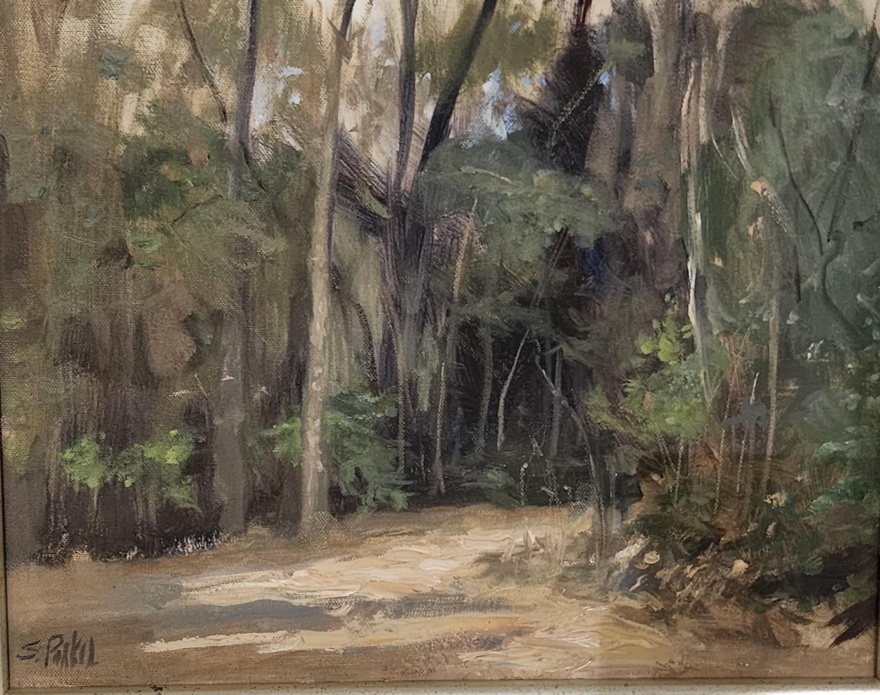 Primavera I  è dipinto a partire da uno studio plein air di una giornata trascorsa all'Arboretum di Houston su Woodway Drive. Questo dipinto è stato realizzato in primavera, quando i bluebonnets erano 
 appena iniziato  per fiorire. 
 Steve Parker