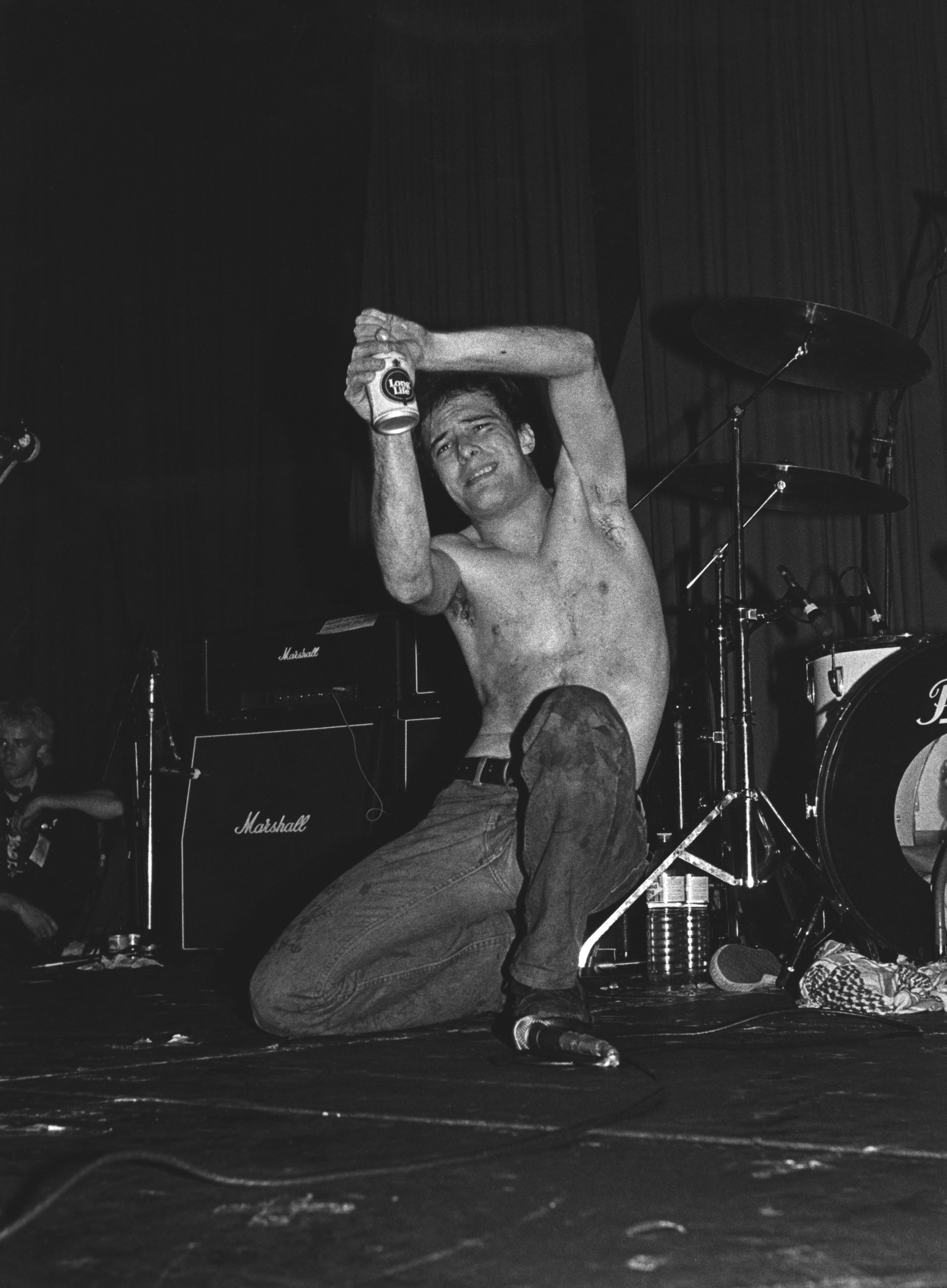 Steve Rapport Portrait Photograph - Jello Biafra of The Dead Kennedys Performing Globe Photos Fine Art Print