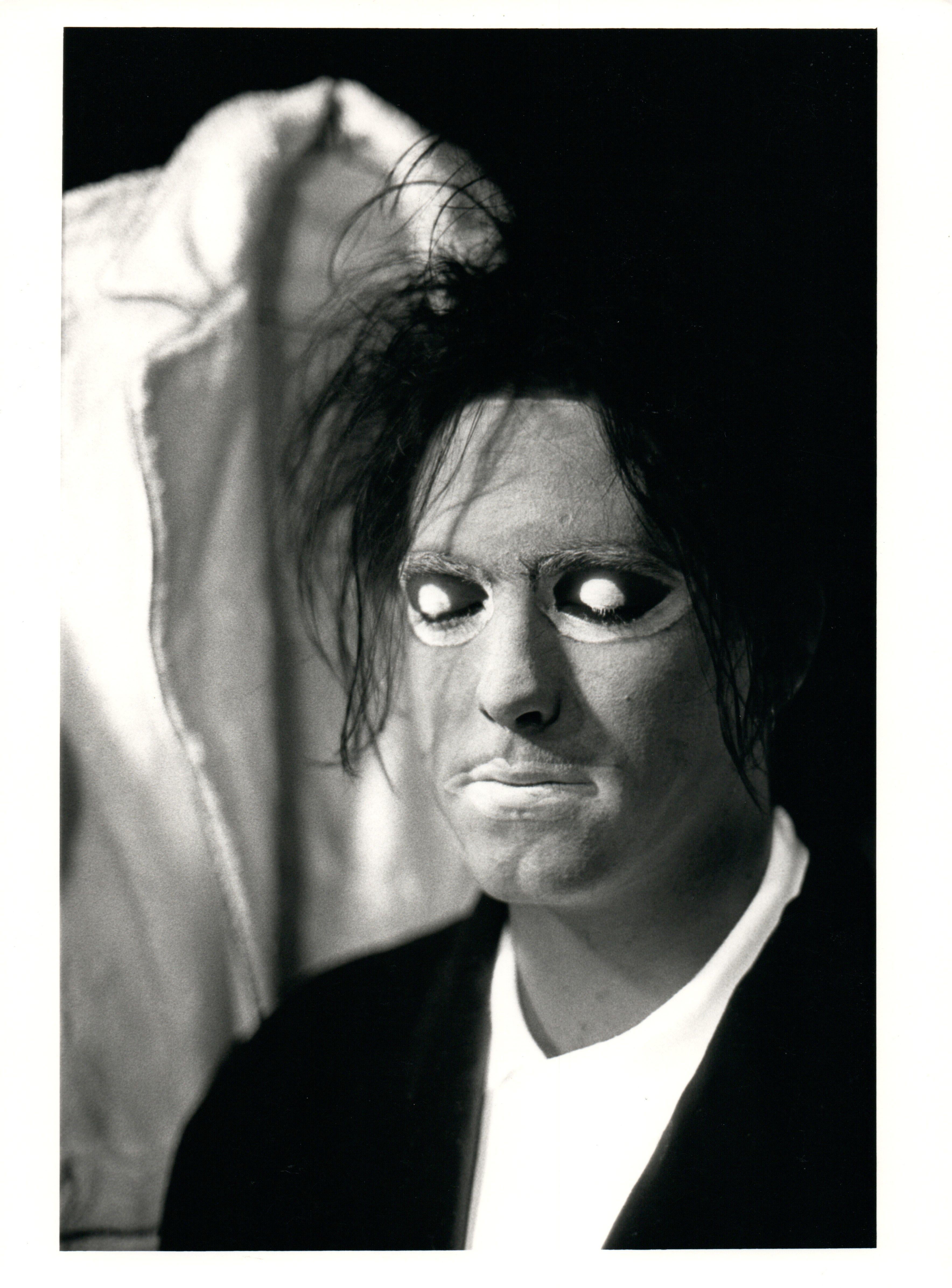 Steve Rapport Portrait Photograph - Robert Smith of The Cure in Makeup Vintage Original Photograph