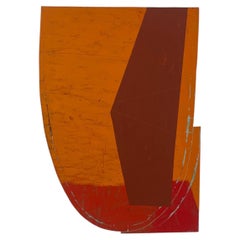 Steve Riedell 'Pipe/ Sail 2021 Oil and Wax on Canvas mounted on Wood