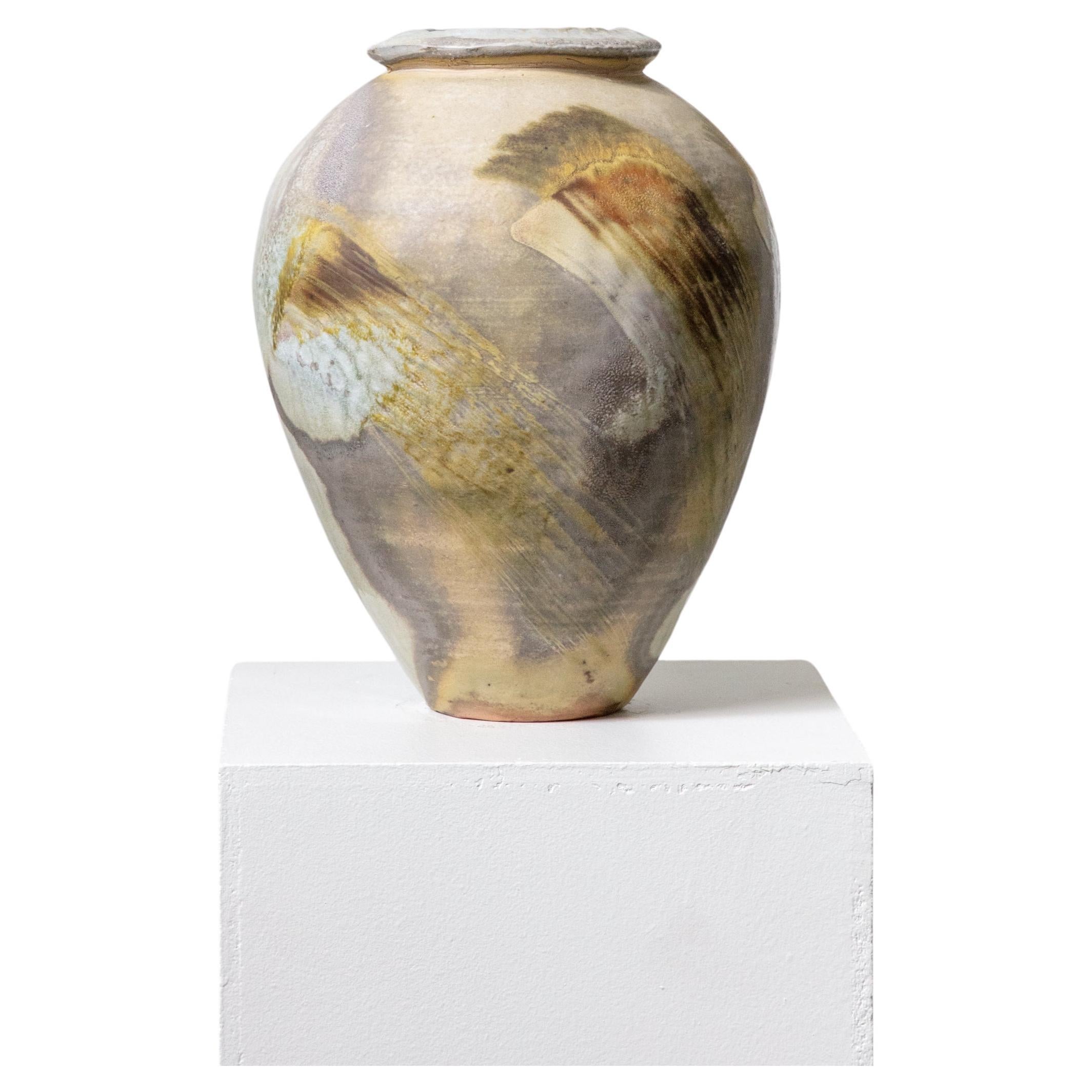 Steve Sauer Ceramic Vase For Sale