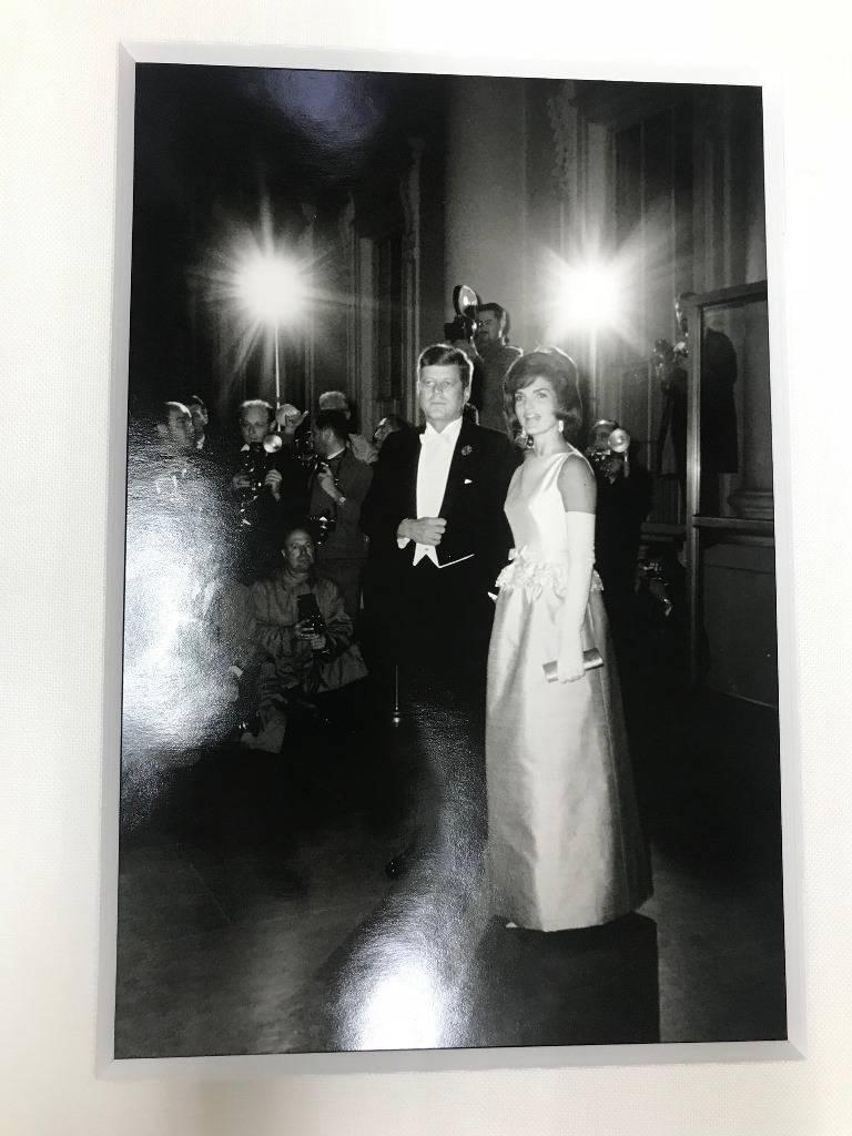 Mid-Century Modern Steve Schapiro Signed Original Photograph Print of John F. & Jacqueline Kennedy For Sale