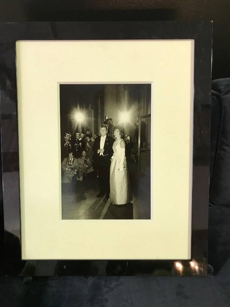 20th Century Steve Schapiro Signed Silver Gelatin Photograph of John F. & Jacqueline Kennedy