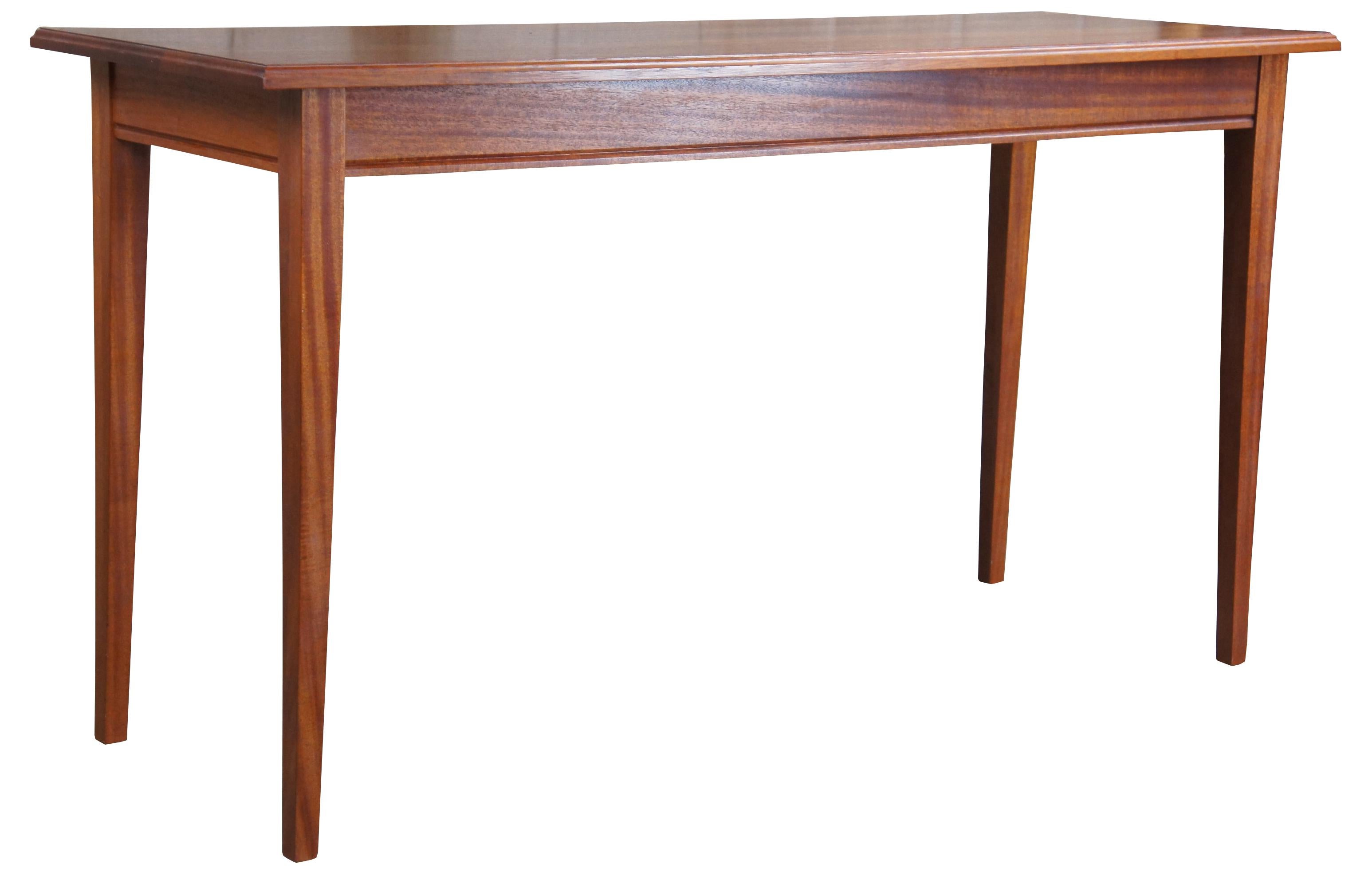 Steve Simko Hand Crafted Shaker Style Mahogany Sofa Console Table at