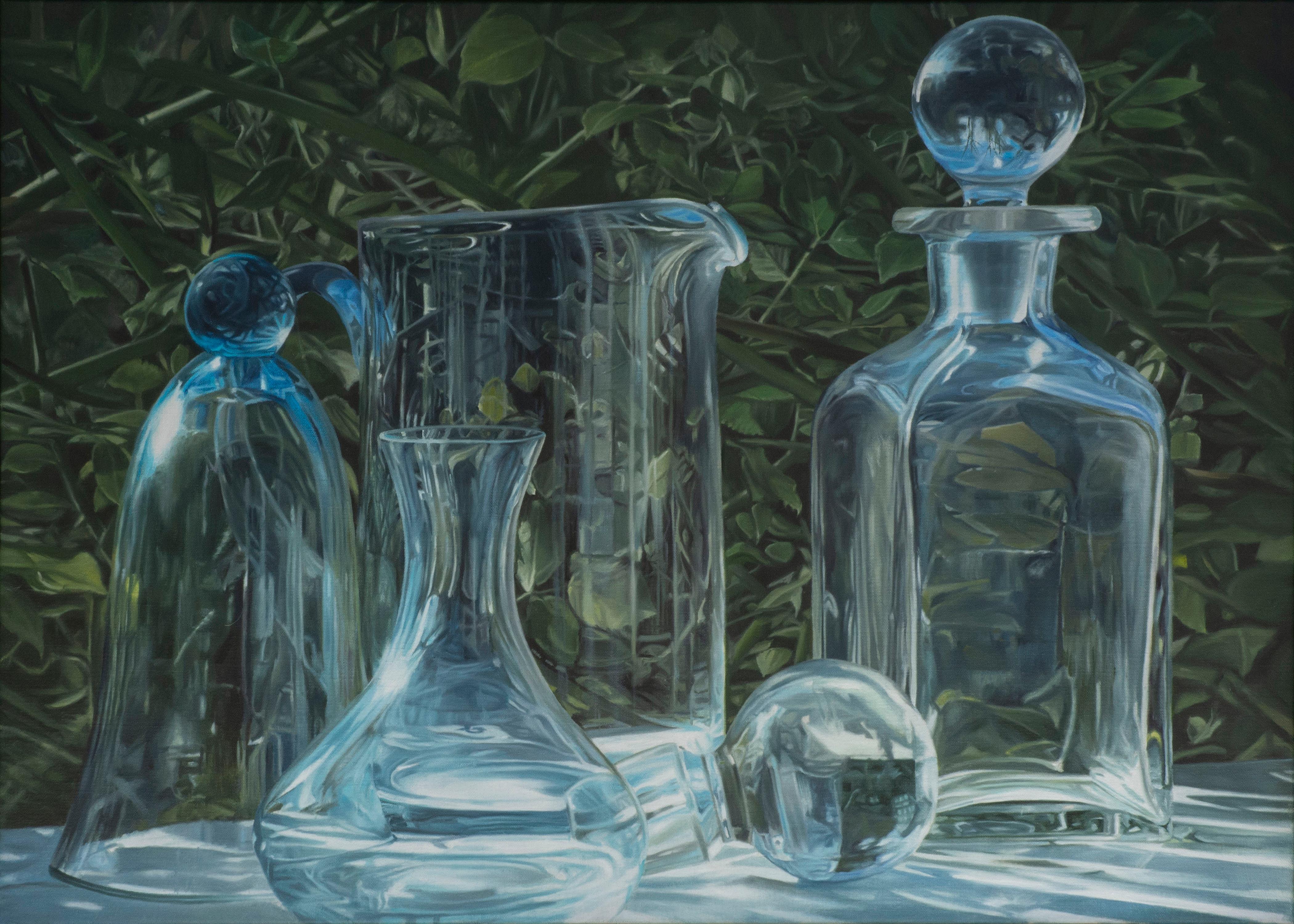 RAMBLE ON - Photorealism / Glass Bottles / Contemporary Still Life