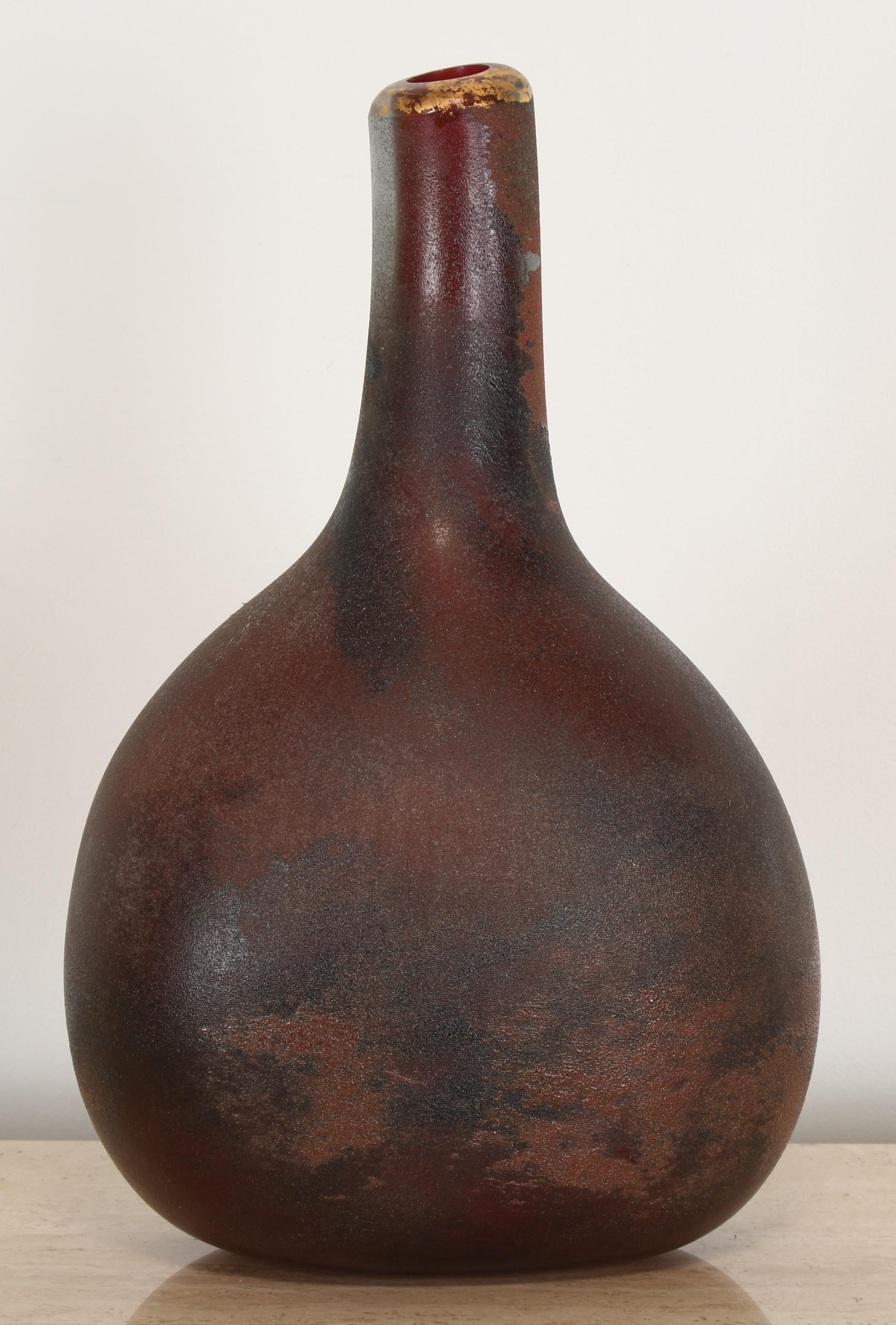 Steve Tobin Art Glass Vase or Vessel, 2000s 1