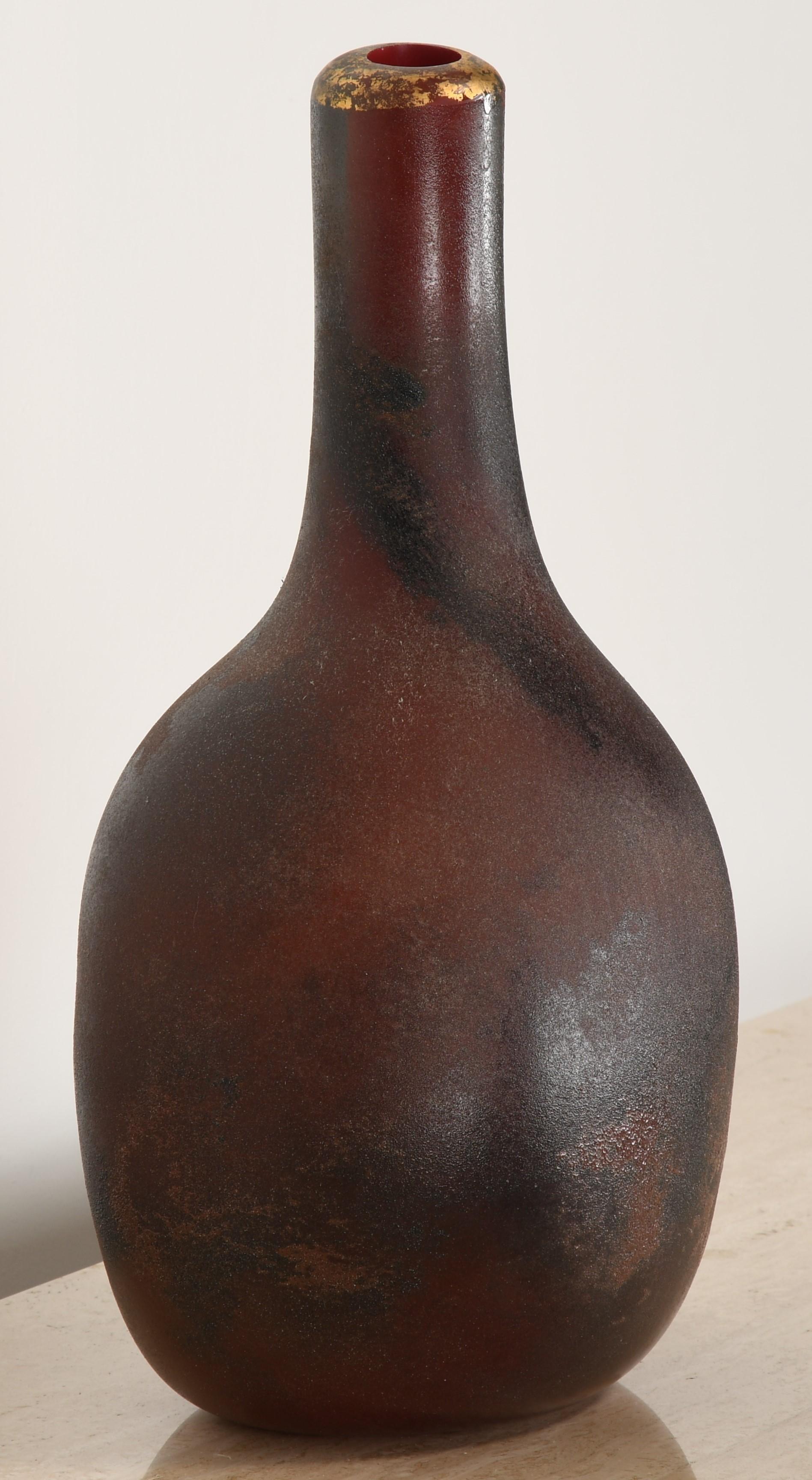 Steve Tobin Art Glass Vase or Vessel, 2000s 2