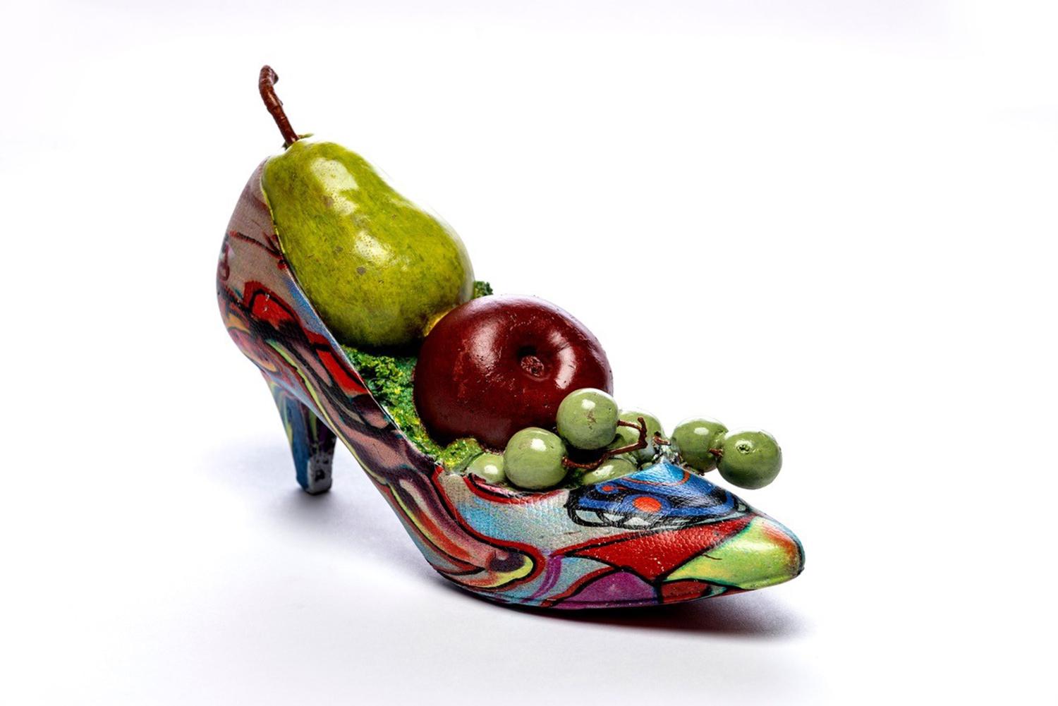 Steve Tobin Still-Life Sculpture - Shoe 1 - bronze shoe sculpture