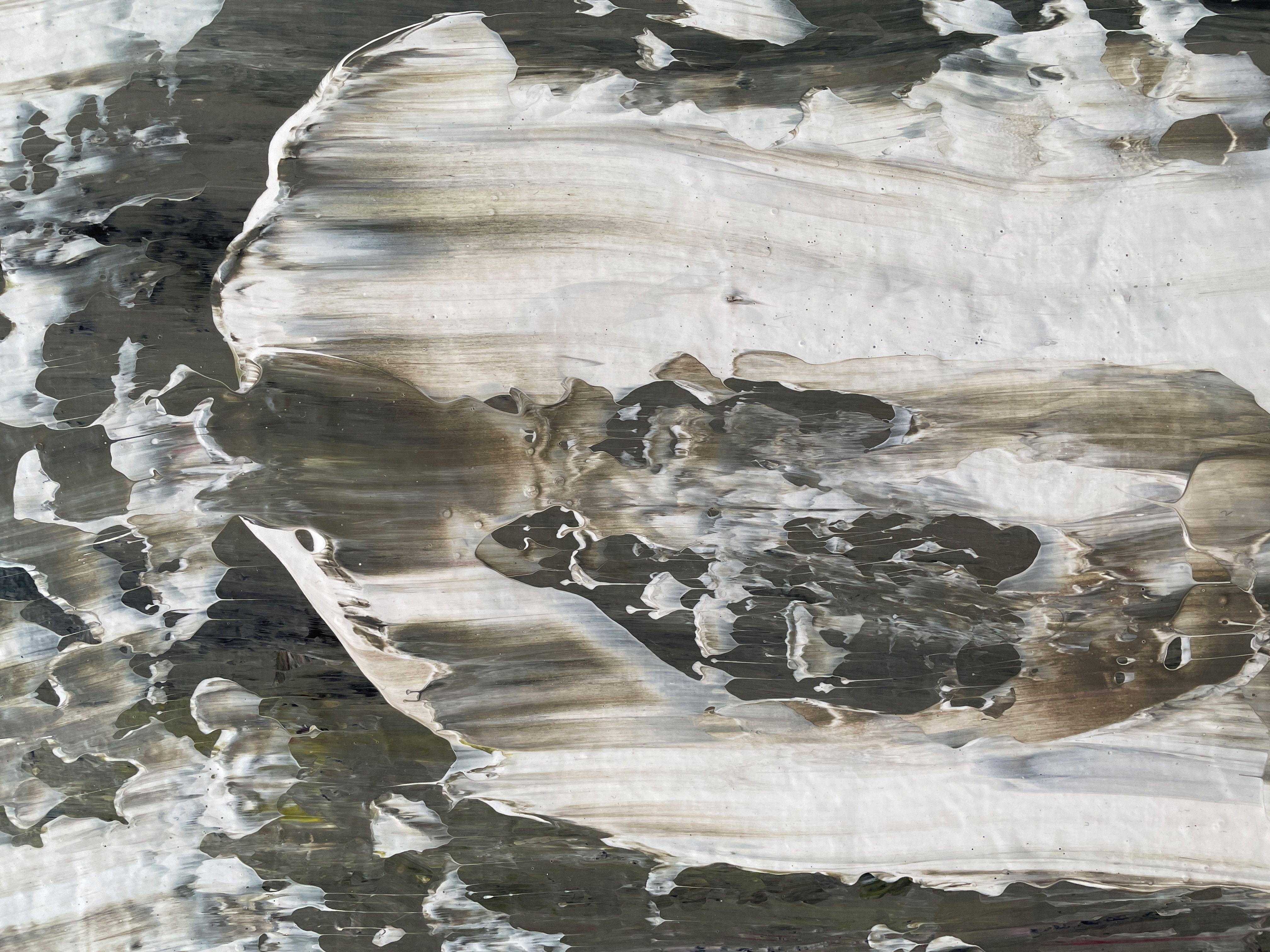 Bluster, peinture, acrylique sur toile - Expressionnisme abstrait Painting par Steve Traversi