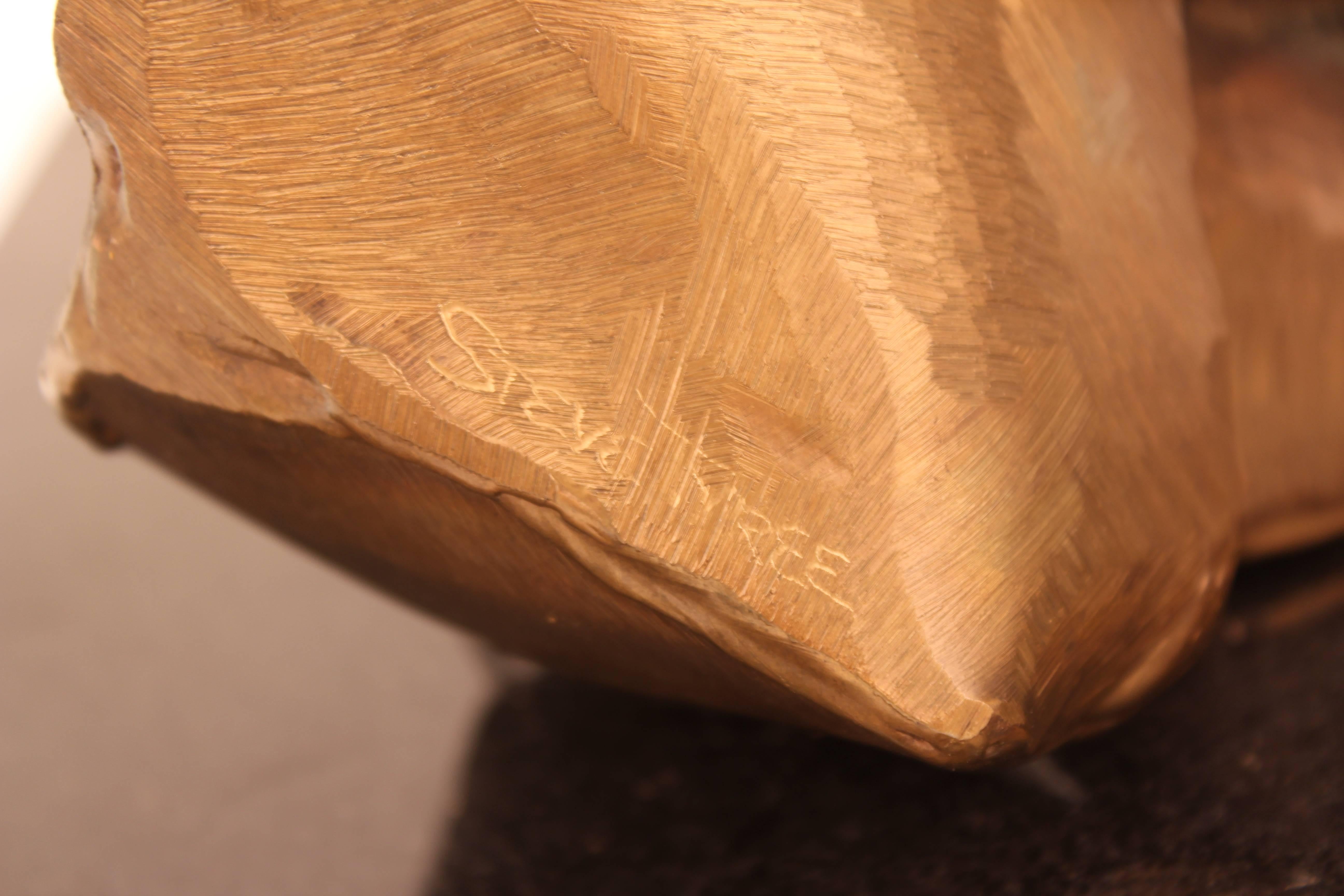 Bronze Steve Tyree Sculpture of Quails on Removable Marble Base