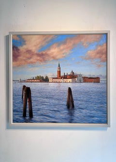 San Giorgio Maggiore, Original 76 x 81 Impressionist Oil Painting