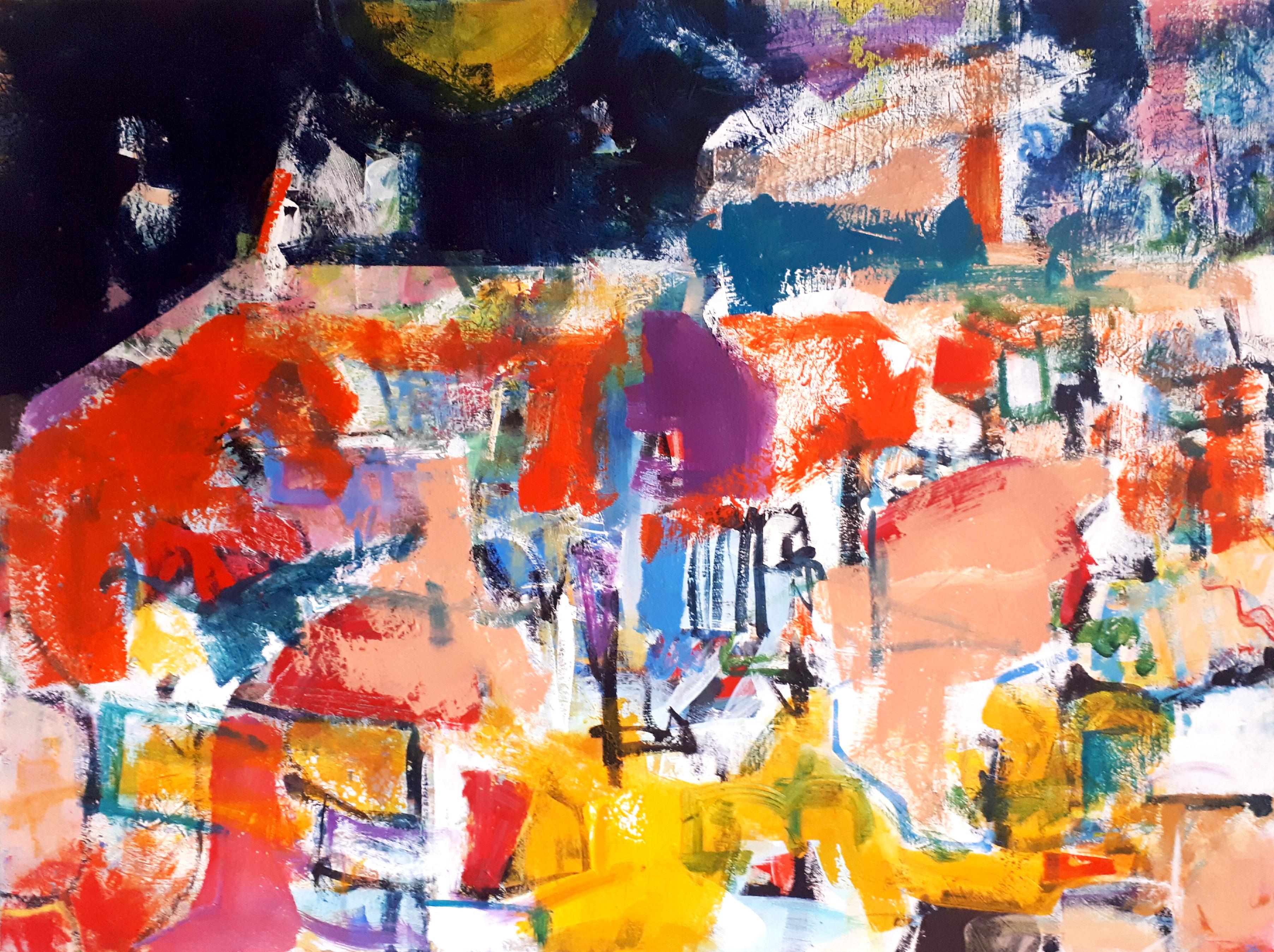 Steve Williams Navy Blue By Steve Williams Bold Abstract