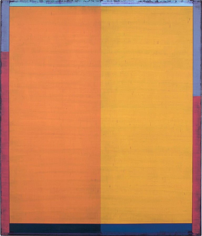 Steven Alexander Palm Six Vertical Abstract Painting With