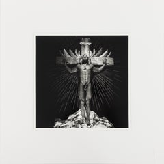 Il primo Gesù nero, ritratto in scena in bianco e nero di Steven Arnold.