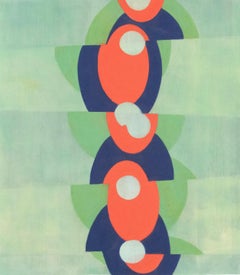 "Stations of Attention D11" 2025 oil on Mylar 24 x 21 in.