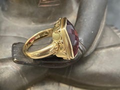 21.4 Carat Pink Tourmaline 18K Gold Ring