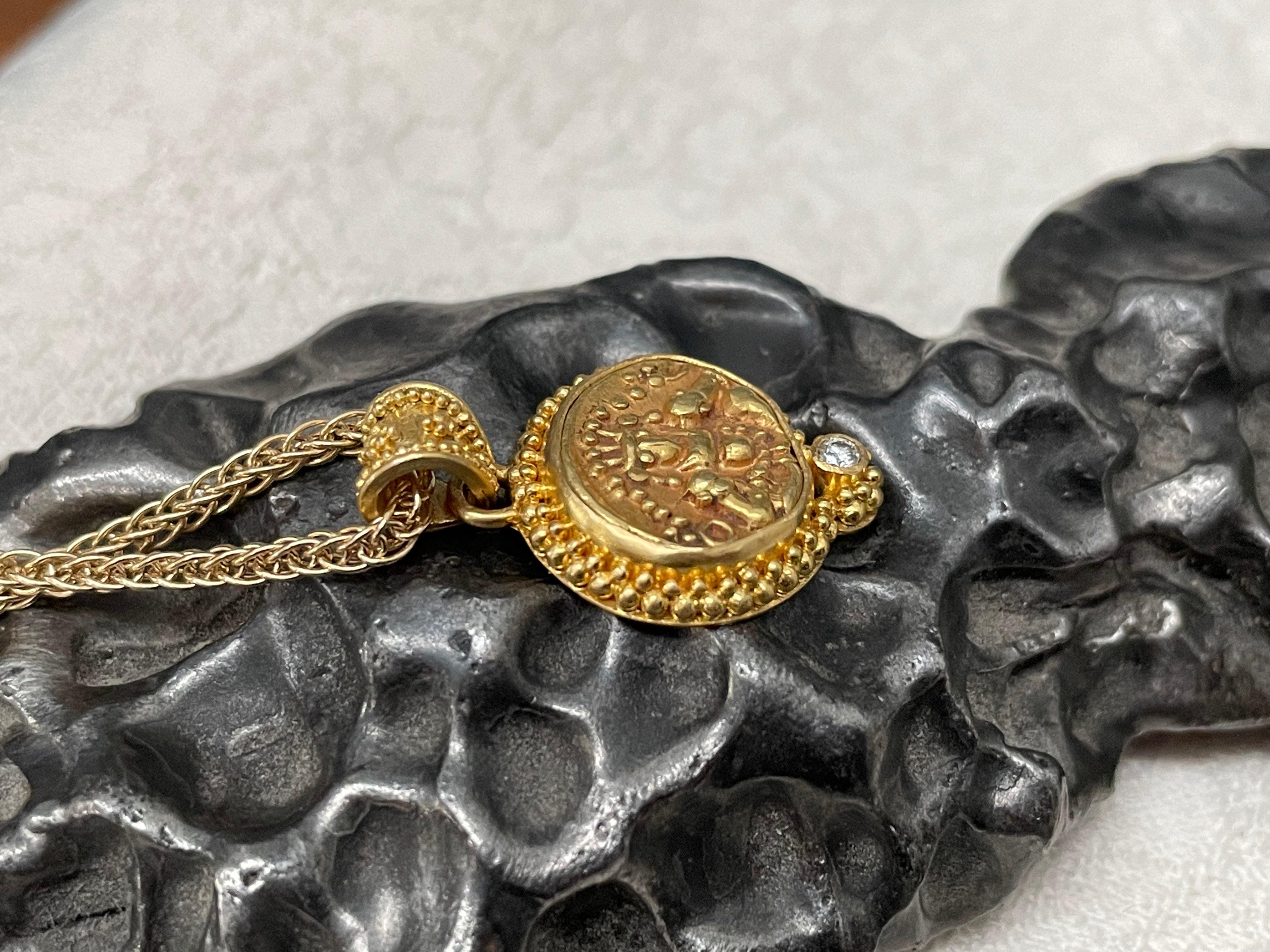 indian gold coin necklace